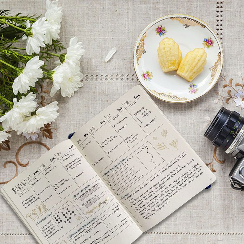 Dotted Journal A5 Hardcover PU Leather Notebook 2