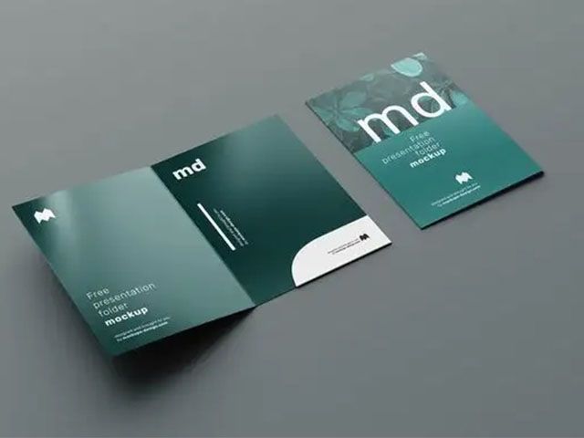 A4 Custom Presentation File Folder Printing