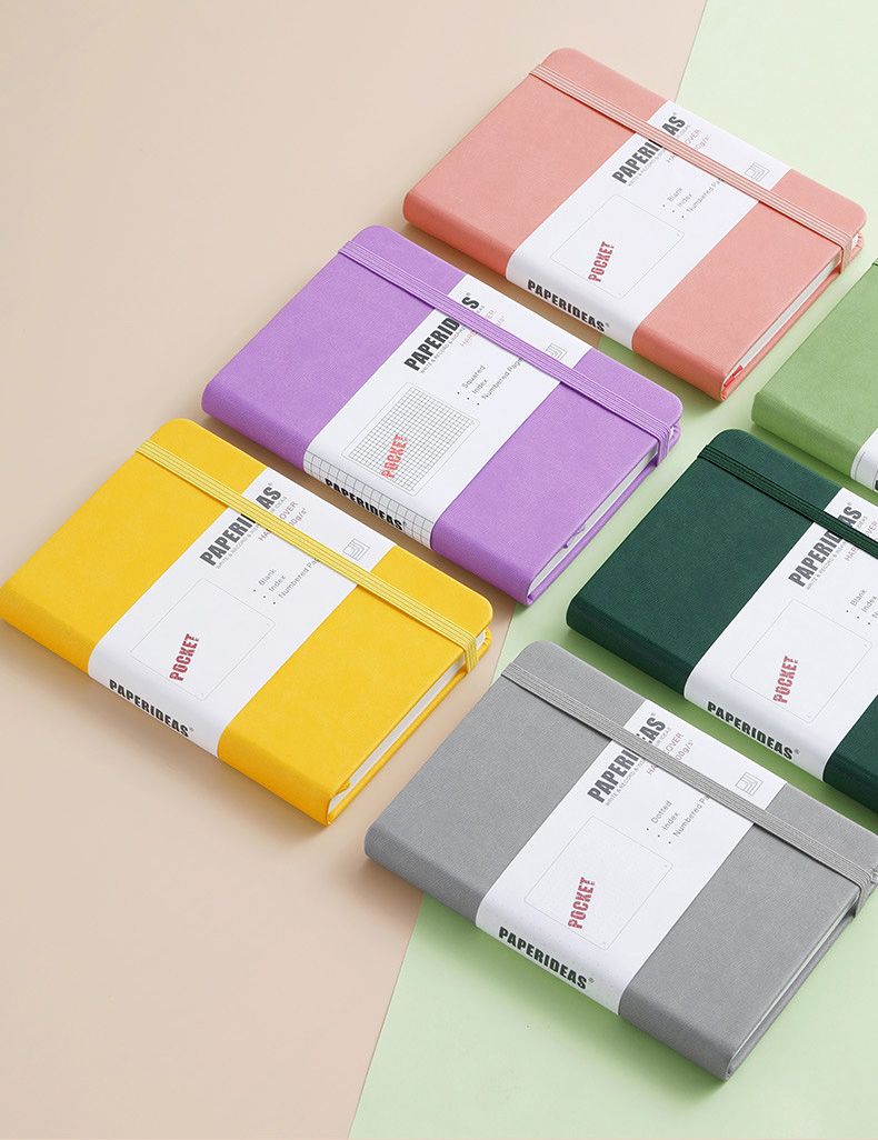 Elastic Hardcover Leather planner 3