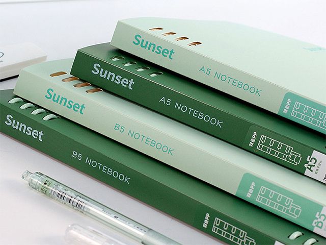 A5 B5 Loose-leaf Detachable Binder PP Cover Notebook