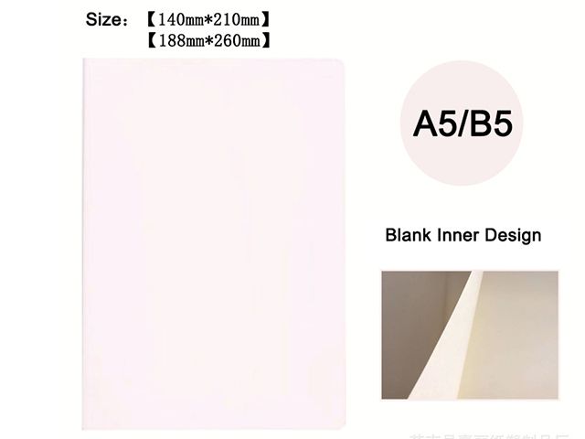 A5 B5 Kraft Fancy Paper Cover Notebook