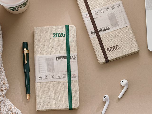 Linen Hardcover Weekly Planner Printing