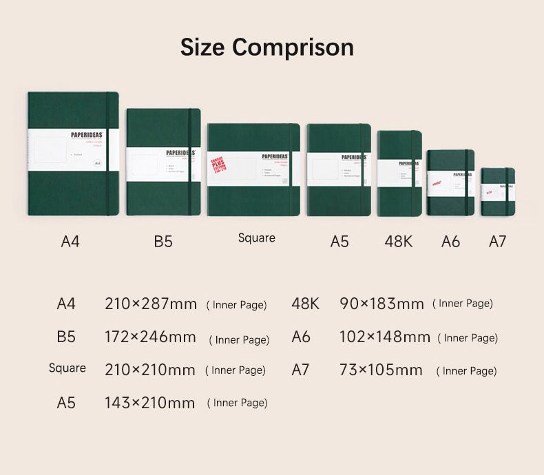 Elastic Hardcover Leather planner 12