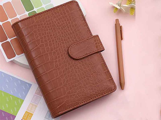 Crocodile A6 Budget Loose-leaf Hardcover Notebook