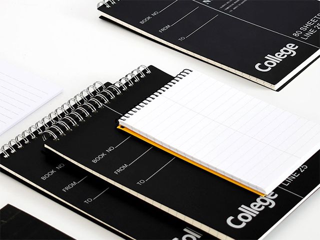A5A6 Student Coil Bound Note Taking Notebook