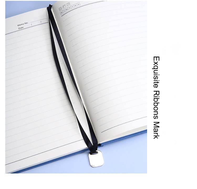 Metal Ribbon Mark of Hardcover Notebook