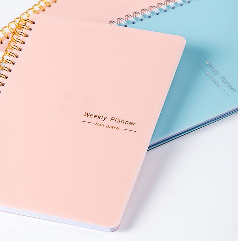 A5 PP Cover Spiral Binding Weekly Planner 3
