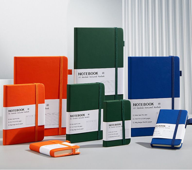 PU Leather Hardcover Elastic Band Notebook1