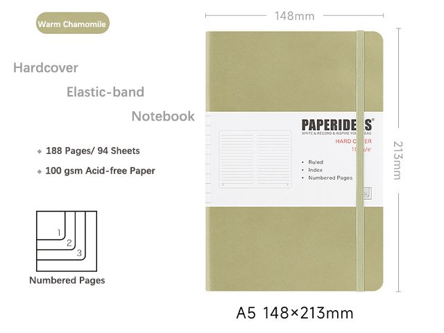PU Leather Hardcover Personalized Notebook Printing