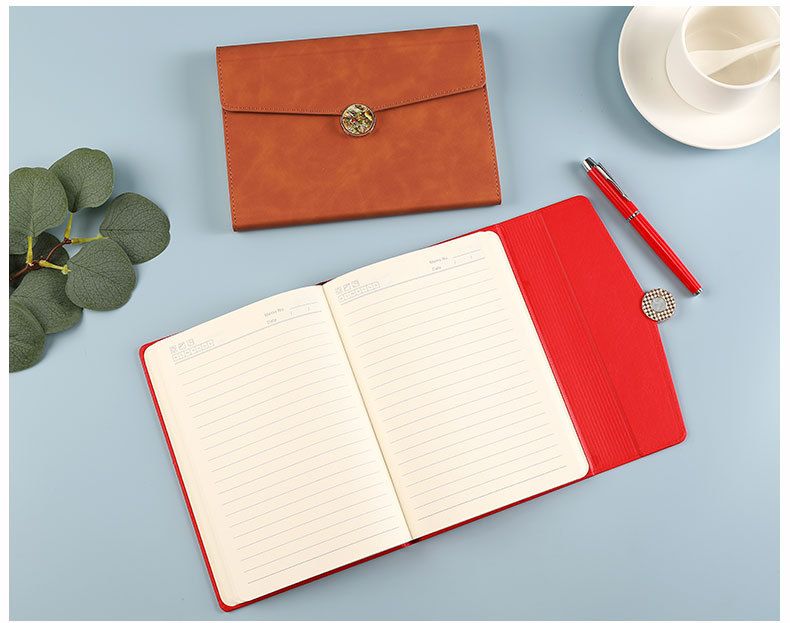 Box Sets A5 Tri Folded Leather Softcover Notebook 7