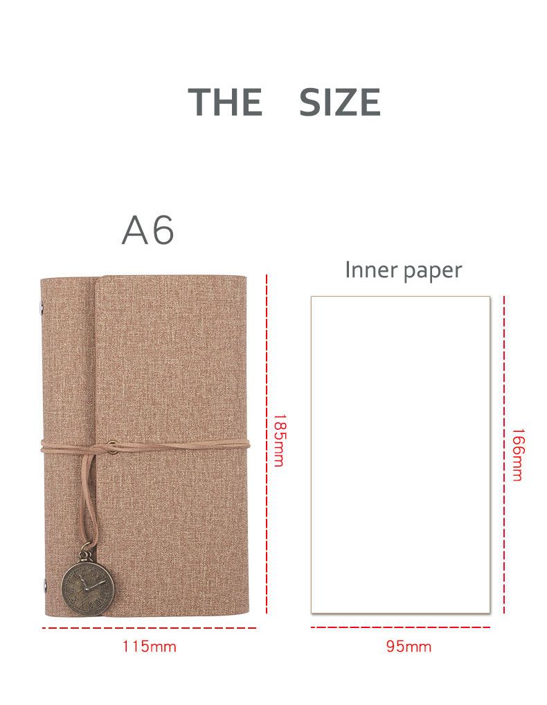 High quality A6 PU Leather Spiral Binding Notebook 2