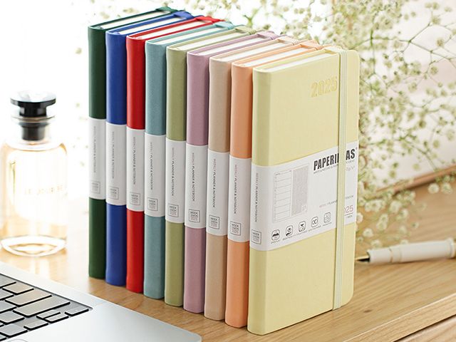 Portable Schedule 2025 Leather Handbook
