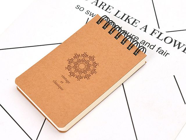 Kraft Paper Cover Wire-O Binding Student Notebooks