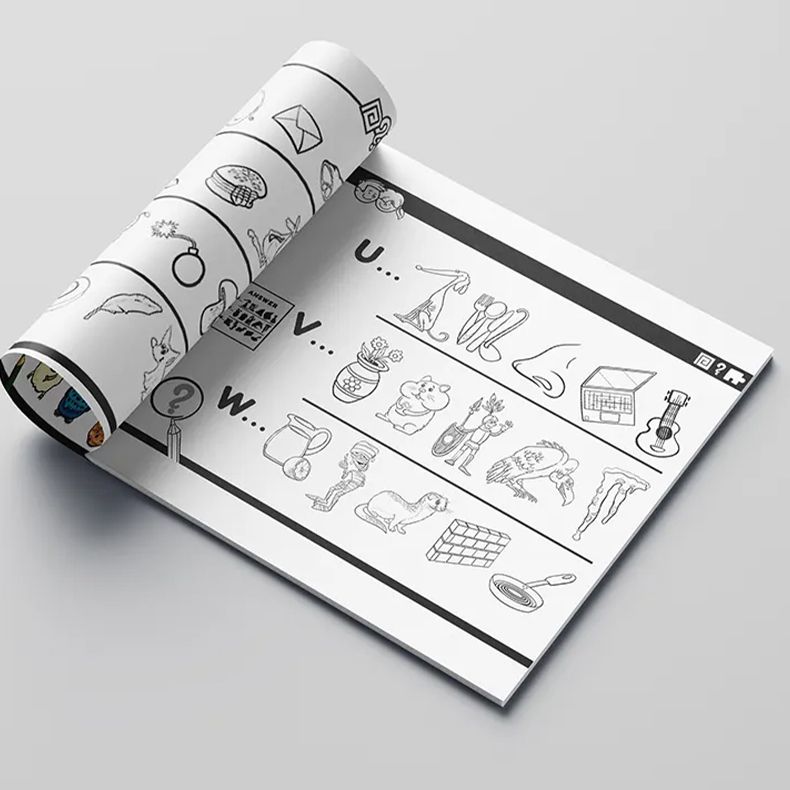 softcover children's coloring books1-6