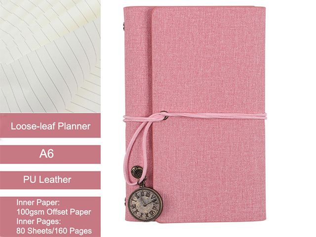 Vintage Leather Spiral Binding Notebook Printing