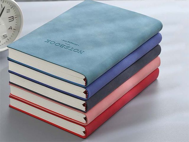 A5 B5 Pu Leather Softcover Journal Diary Notebooks With Logo
