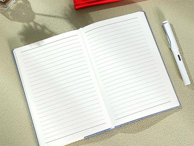 A5 Linen Custom A5 Hardcover Notebook