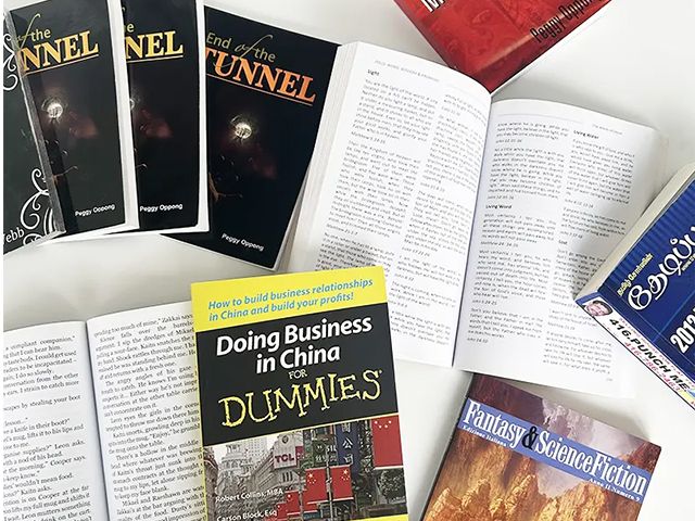Softcover Black Novel Book Printing