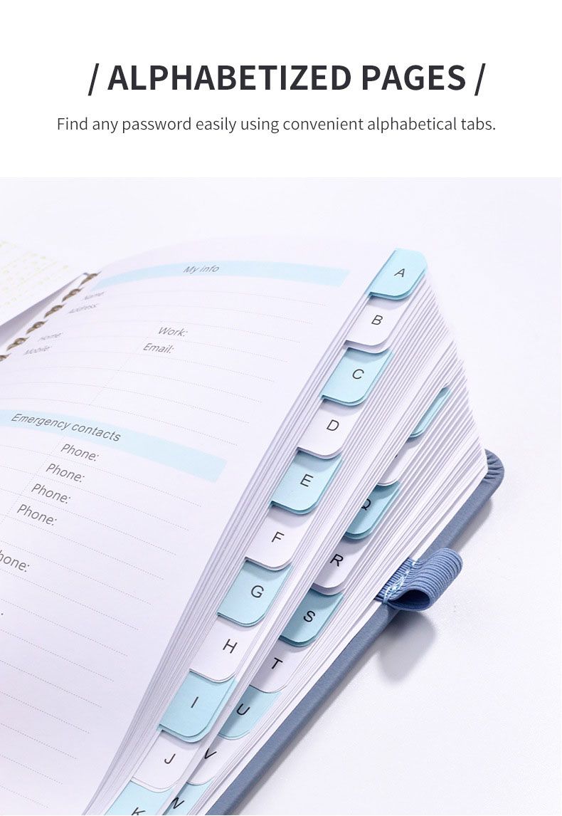 A5 A6 Spiral Binding PU Leather Hardcover Notebook details 6