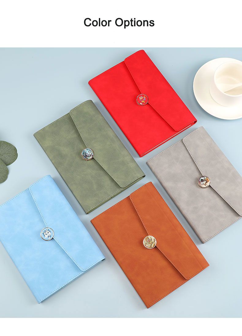 Box Sets A5 Tri Folded Leather Softcover Notebook 2