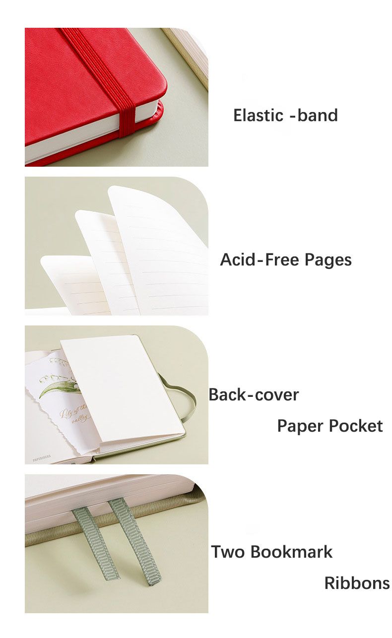 Monthly Leather Hardcover Planner 16