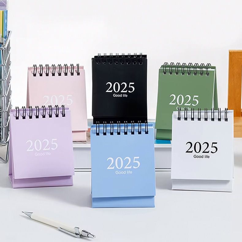 2025 Mini Desktop Calendar Printing1