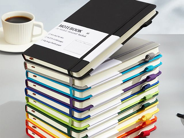 Custom PU Leather Hardcover Planner Notebook Printing