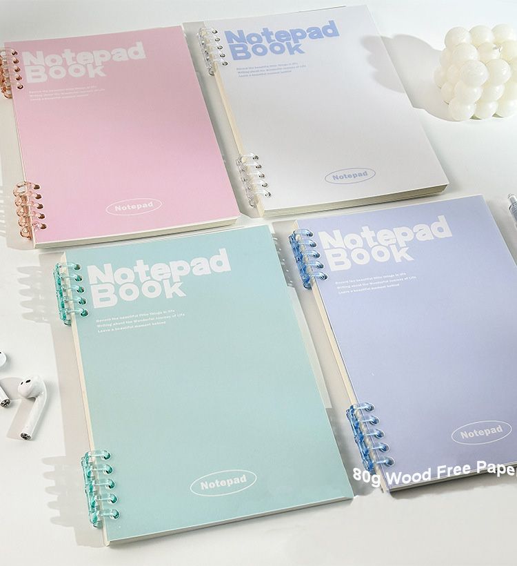 A5 B5 Spiral Binding Notebook PVC Cover 1