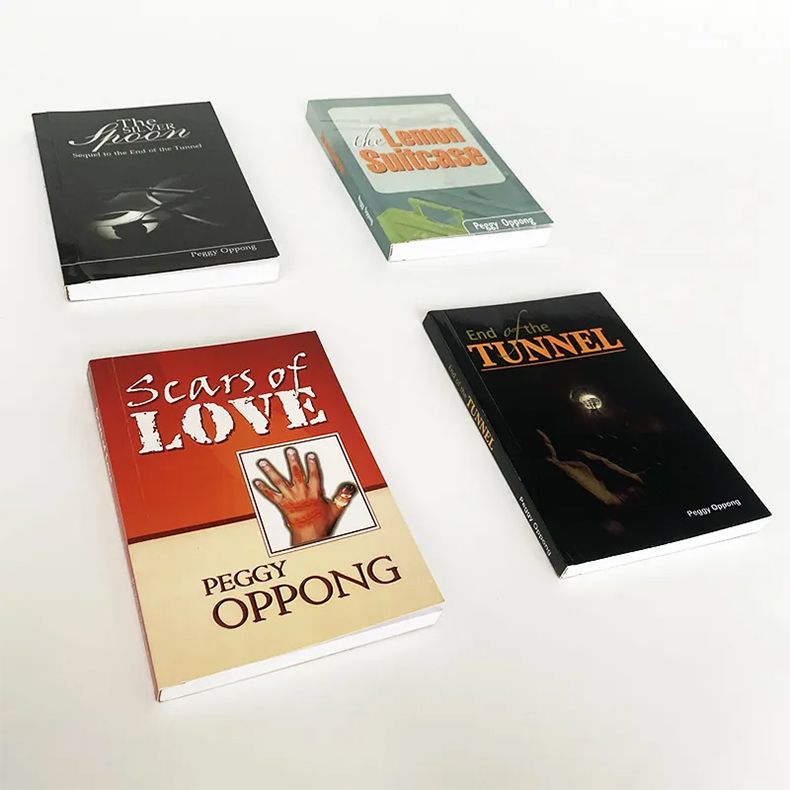 softcover black novel book printing-8