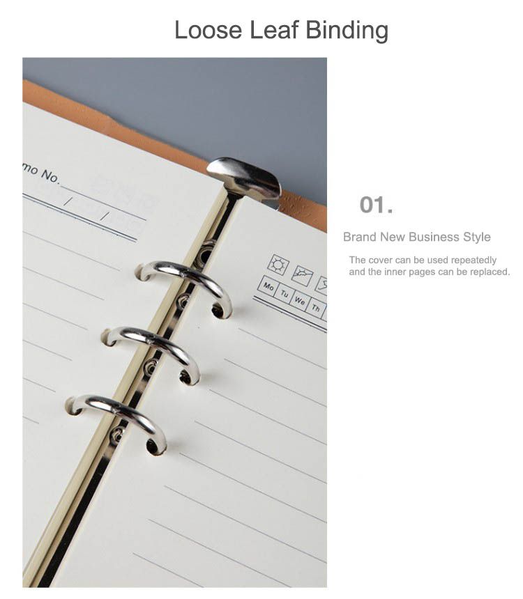 Loose leaf binding notebook 5
