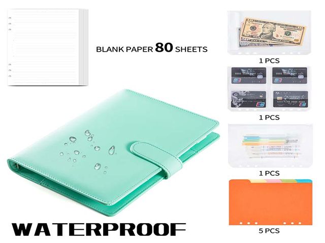 A6 Size Spiral Binding PU Leather Notebook