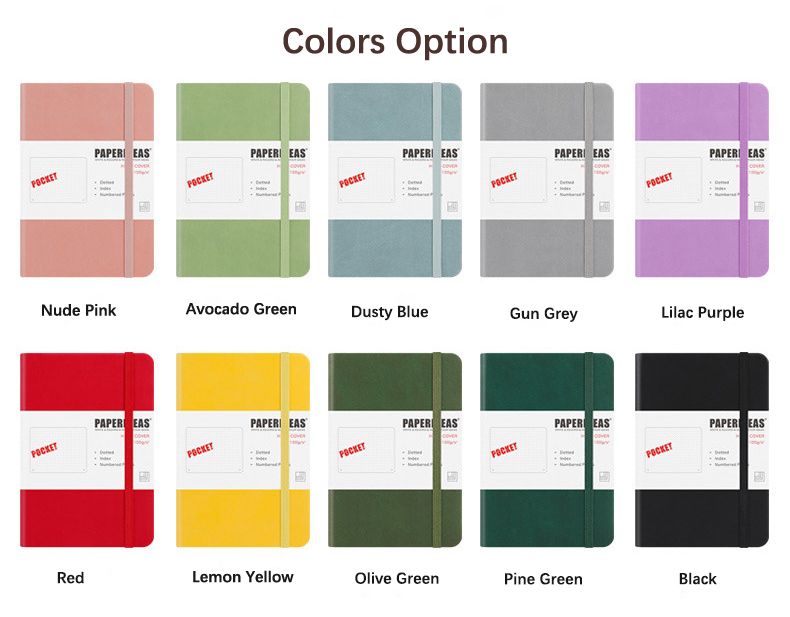 Elastic Hardcover Leather planner 10