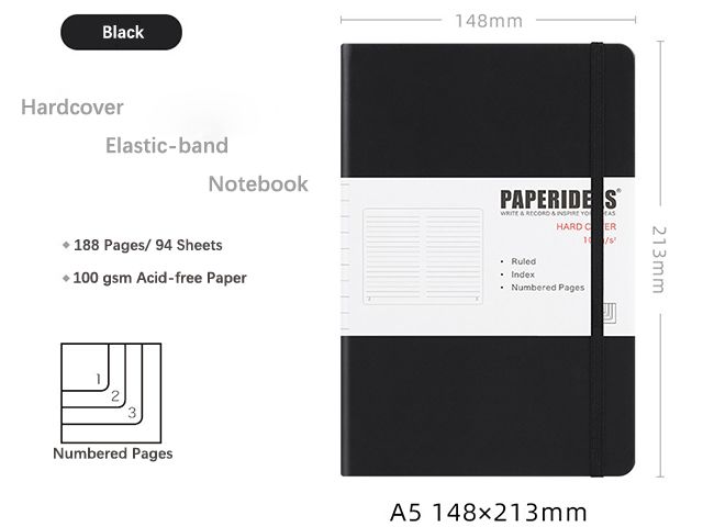 PU Leather Hardcover Personalized Notebook Printing