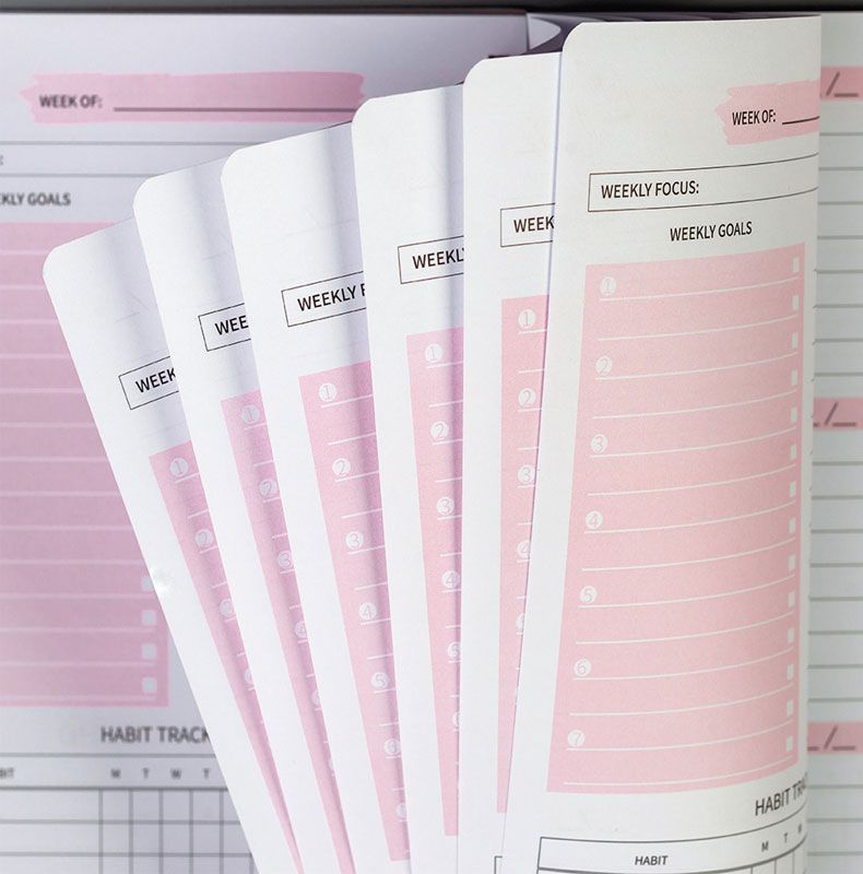 A5 PP Cover Spiral Binding Weekly Planner 5