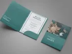 A4 Custom Presentation File Folder Printing