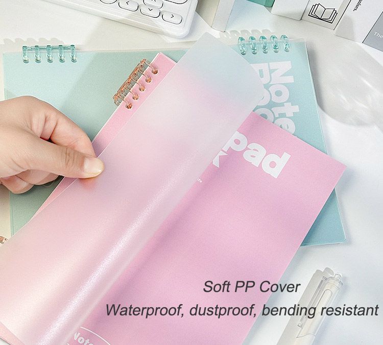 A5 B5 Spiral Binding Notebook PVC Cover 3