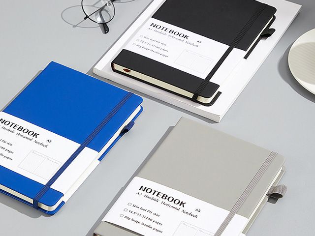 Custom PU Leather Hardcover Planner Notebook Printing