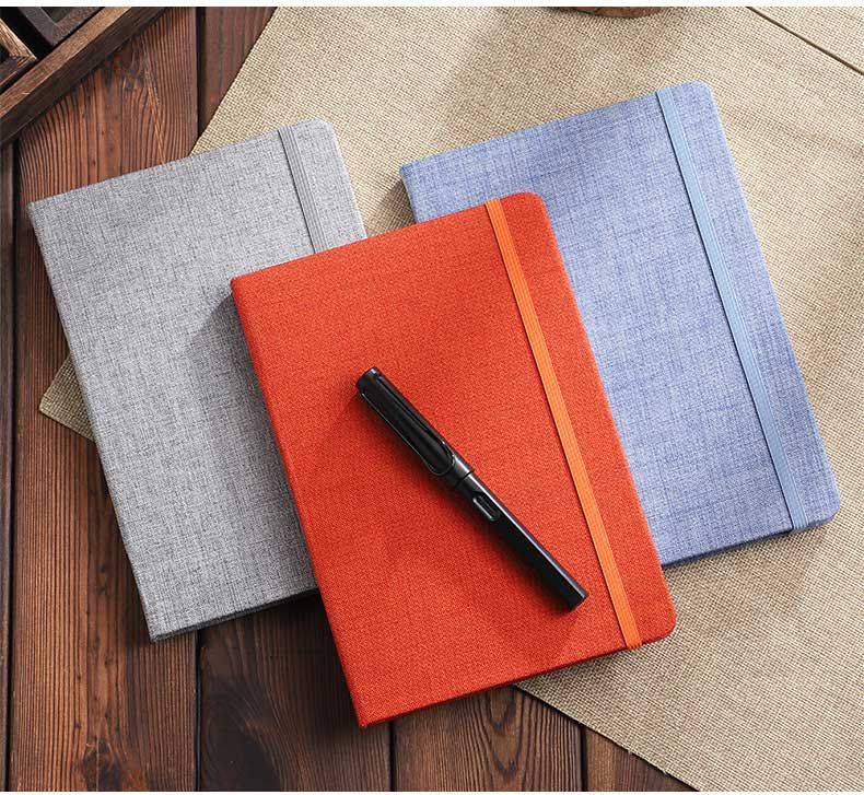 Linen Hardcover Notebook Set Box detail 8