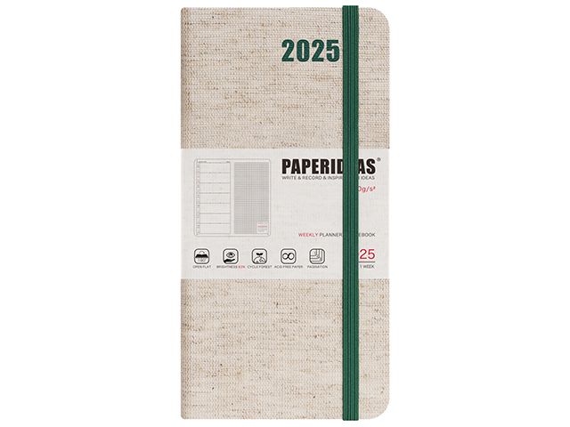 Linen Hardcover Weekly Planner Printing