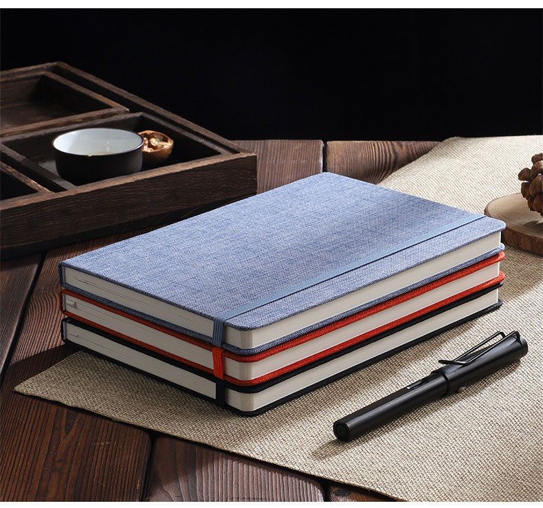 Linen Hardcover Notebook Set Box detail 9