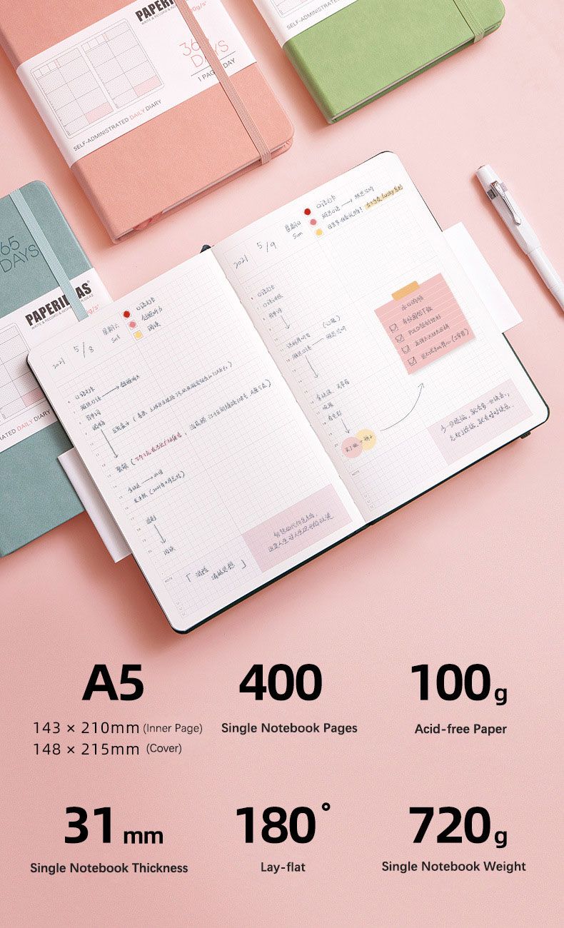 365 Days Plan Diary 1