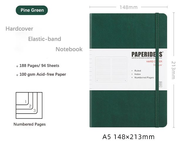 PU Leather Hardcover Personalized Notebook Printing