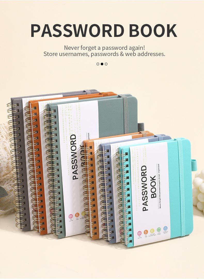 A5 A6 Spiral Binding PU Leather Hardcover Notebook details  1