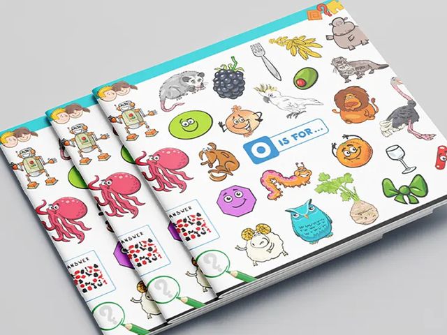 Softcover Children's Coloring Books Printing