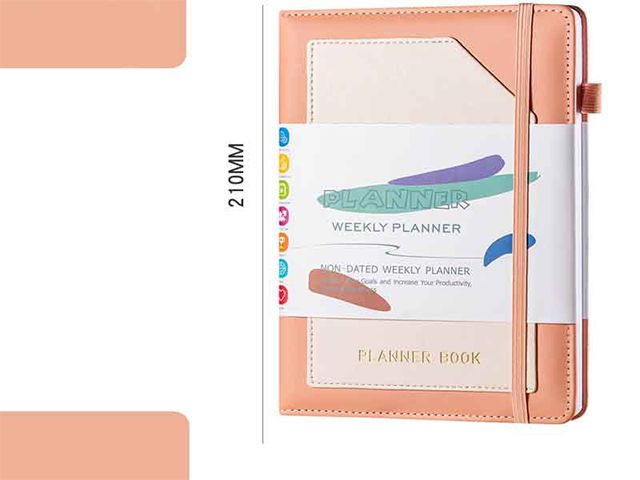 A5 PU Leather Softcover Daily Notebook