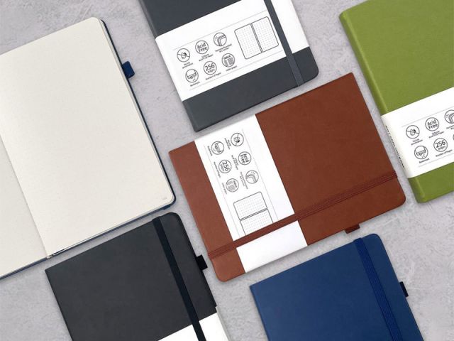 Custom Hardcover PU Leather Notebook Journal Printing
