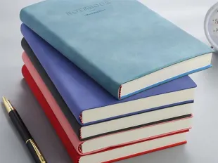 A5 B5 Pu Leather Softcover Journal Diary Notebooks With Logo