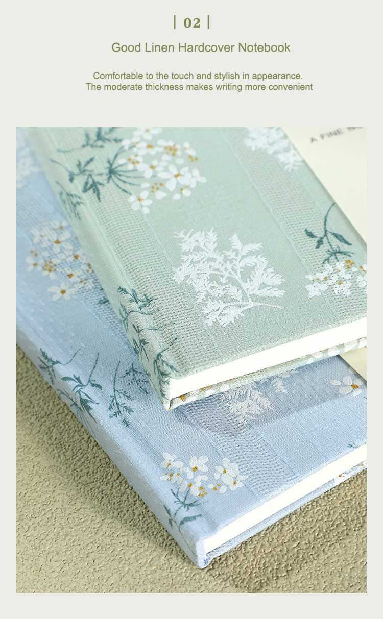 Linen Hardcover Notebook With Dust Jacket 2 2