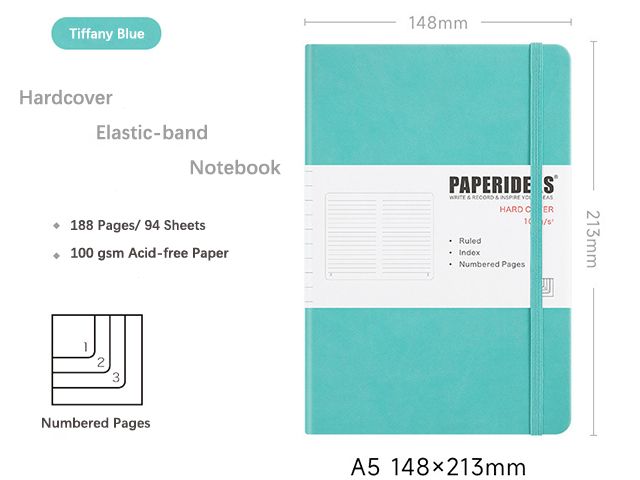 PU Leather Hardcover Personalized Notebook Printing