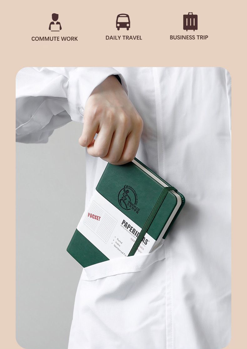 Elastic Hardcover Leather planner 2